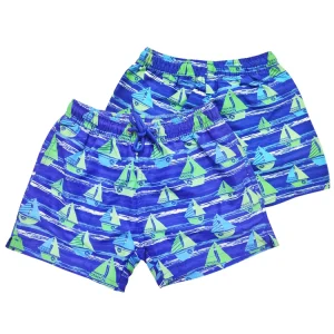 Hawaiian Style Men’s Board Shorts for Summer Vacation Custom Beach Shorts with Drawstring Boys Swimming Trunks Swimwear