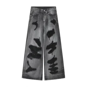 Heavy Material Baggy Men’s Jeans High Quality Jeans Pants Women’s Baggy Jeans