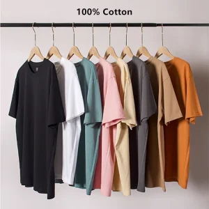 Heavy Weight Plain Oversized Tshirt Printing Embroidery Custom Blank 100 Cotton Men T Shirt