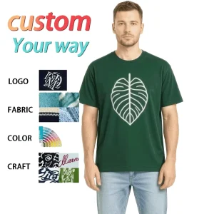 Heavyweight Plus Size Print Casual Custom Oversized Cotton Graphic Men’s T Shirts