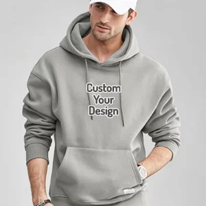 Heavyweight Pullover Hooded Streetwear Hoodie Custom Print Logo Design Plain Winter Fleece Hoodie for Men