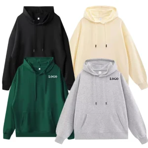 Heavyweight Pullover Hoodie with Drawstring Custom Digital Print Logo Polyester Oversized Men’s Hoodies & Sweatshirts