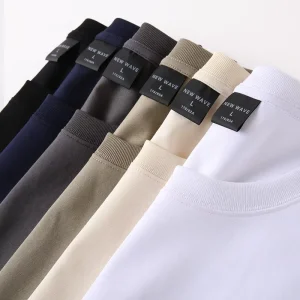 Heavyweight T Shirt Plain Blank Men Luxury Custom Heavy 100% Cotton Oversize T Shirt