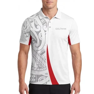 High Elasticity Milk Silk Fabric Soft Skin-friendly Custom Logo Sublimation Printing Men’s Sport Tennis Gofl Wear Polo Shirt