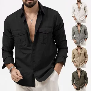 High End Fashion Men’s Casual Long Sleeve Shirt Quality Poplin Fabric Custom Logo Price