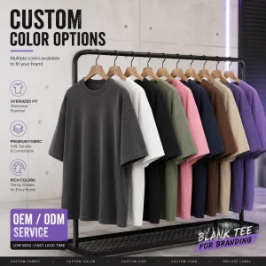 High Quality 100% Cotton Acid Wash T Shirt Heavyweight Men Custom Blank Stone Washed Vintage Streetwear Urban Fashion Premium