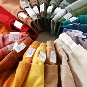 High Quality 100% Cotton Blank Men’s T-shirts Heavyweight Plain Casual Tshirt Printing Custom T Shirt for Men