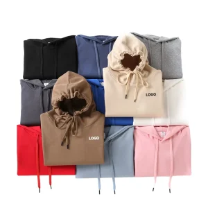 High Quality 100 Cotton Oversized Pullover Hoodies Sweatshirts Custom Logo Blank Unisex Men Casual Hooded Loose