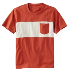 High Quality 100% Cotton Short Sleeve Heavyweight T Shirt With Pocket Men Stripe Colorblock T-shirts tshirt women custom
