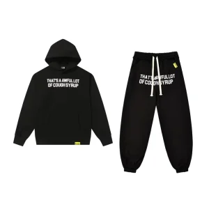 High Quality Awful Lot of Cough Syrup Hoodie Trousers Print Cotton Custom Graphic Sweater and Hoodie Men’s Clothing Set
