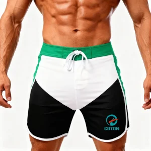 High Quality Bodybuilding Beach Shorts Mens Fitness Gym Training Swimwear Quick Dry Workout Athletic Wear