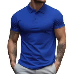 High Quality Breathable Casual Short Sleeved Solid Color Golf Shirt Unisex 170 Gram Plus Size Men’s Polo Shirt