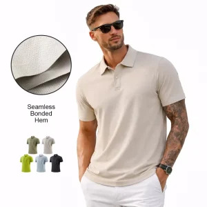 High Quality Breathable Men’s Luxury Business Polo Summer Short Sleeve Half Sleeve Golf Shirt Embroidered Men’s Designer T-shirt