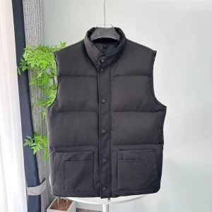 High Quality Canadian Warmth Retention Autumn Winter Vest Unisex Men’s Down Vest Winter Men’s Clothing