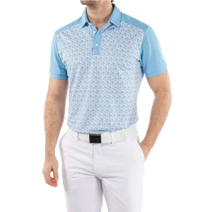 High Quality Casual Men’s Golf Shirt Anti Wrinkle Embroidered Pocket Short Sleeve Performance Jersey Knitted Fabric Design Dark