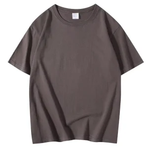High Quality Cotton Custom Men’s T shirt Blank Heavyweight T shirt Oversized Men’s T shirt