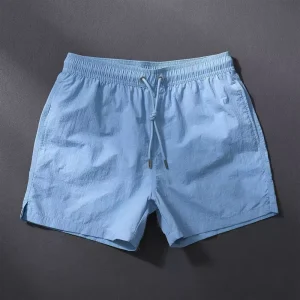 High Quality Custom 4-Way Stretch Performance Men’s Waterproof Quick-dry Breathable Gym Nylon Spandex Outdoor Shorts