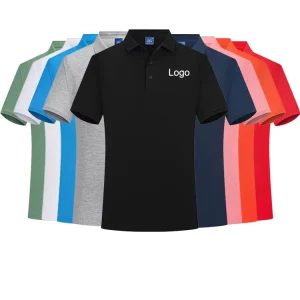 High Quality Custom Logo Men’s Polo Shirt Quick Dry Breathable Plain Sports Wear Men Athletic Dry Fit Workwear Golf Polo Tshirts
