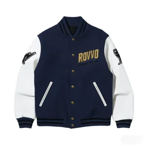High Quality Custom Luxury Varsity Jacket Mandarin Collar Letter Patch Embroidery Vintage American Baseball Unisex 100% Wool