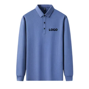 High Quality Custom Men’s Polo Shirts With Embroidered Logo Sublimated Golf Polo Shirt Plus Size Silk Long Sleeve Polo T Shirts