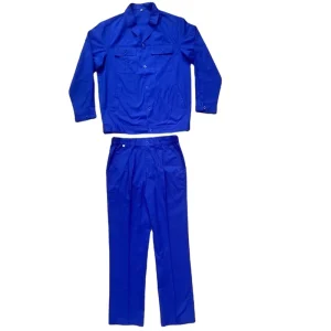 High Quality Custom Men’s Workwear Jacket and Trousers Set Plus Size Workers Uniforms Cleaners Overalls Work Clothes
