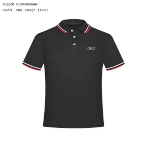 High Quality Custom Summer New Men’s Hollow Short sleeved Polo Shirt Ice Silk Breathable Business Fashion T Shirt Male Clothes