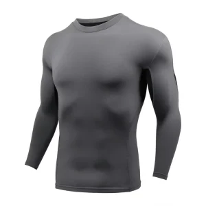 High Quality Custom logo Compression Sports Tops Breathable Quick Dry Fitness Men’s T-shirts Running Shortsleeve Sleeves for Men