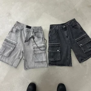High Quality Denim Shorts Bulk Custom Styles Available Men’s Casual Summer Short Pants