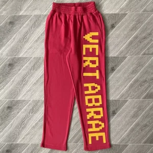 High Quality Designer Brand VertaBra Trousers Men Straight Jogger Track Baggy Pants Letter Stacked Vertabraes Mens Sweatpants