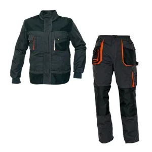 High Quality Engineer Workwear Two Pieces Utility Work Suit Uniforms Men’s Work Clothing Custom Size and Logo Workwear Suits