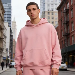 High Quality Factory Custom Cotton Lined Men’s Hoodies Sweatshirts Pullover Streetwear Heavyweight 450g Eco Friendly
