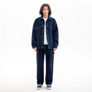 High Quality Fashion Design Washing Process Casual Straight-Through Men’s Jeans