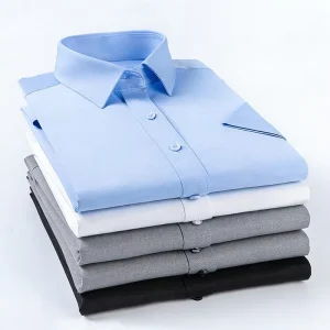High Quality Fiber Formal Uniform Office Shirt Men’s Dress Dress Men’s Shirt Business