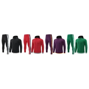 High Quality Full Zip Training and Jogging Suits Custom Logo Sportswear Men’s Sets Gym Jogging Suits Men’s Athletic Wear