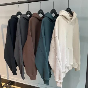 High Quality Heavyweight Puff Printing Hoodie Supplier Custom Oversize Men French Terry Winter Pullover Embroidery Hoodies