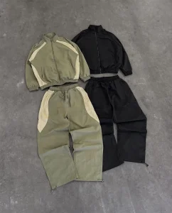 High Quality Men Tracksuit 100% Nylon 220 Grams Waterproof Windproof Sport Suits Men’s Tracksuit Set