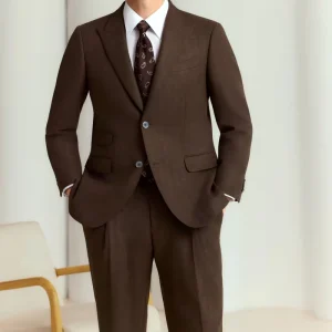 High Quality Men’S Suit Two Pieces Suit Slim Business Work Customization Men’S Suit