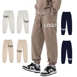 High Quality Men’s Casual Jogger Track Blank Pants Custom Heavyweight Plus Size Elastic Waistband Men’s Sweatpants for Men