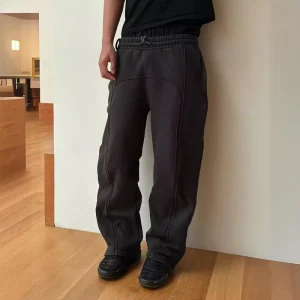 High Quality Men’s Casual Streetwear Straight-Leg Pants Cross-border Elastic Rope Sweatpants Casual Trousers