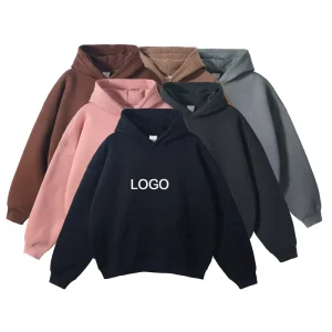 High Quality Men’s Hoodies Sweatshirts Unisex Oversized Pullover Hoodies Custom logo Blank Heavyweight Men Custom Cotton Hoodie