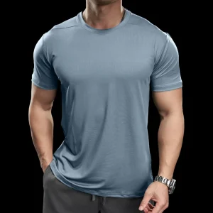 High Quality Men’s Muscle Fit t Shirt Custom t Shirt comfort Color OEM T shirts-manufacturers-china Gym Quick Dry Men’s t Shirt