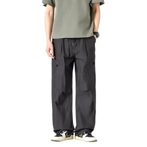 High Quality Men’s Outdoor Cargo Pants Streetwear & Casual Straight Leg Trousers