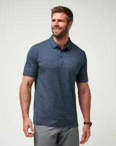 High Quality Men’s Quick Dry Golf Polo Shirts Customized Four Way Stretch Solid Color Pattern Comfortable Polo Shirts