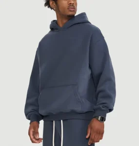 High Quality Men’s Unisex Oversized Pullover Hoodie Solid Winter Heavyweight Terry Fabric Eco Friendly Cotton