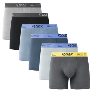 High Quality Natural Cotton Long Underwear Comfortable Sports Men’s Boxers Briefs Shorts Custom Brand Logo Breathable Quick Dry