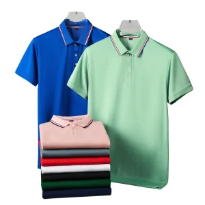 High Quality Plain Casual Custom Logo Simple Polo Shirt for Men
