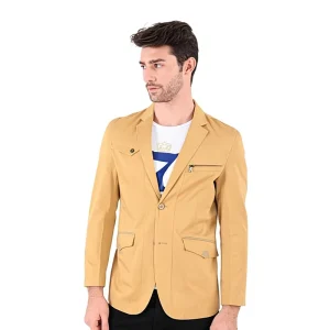 High Quality Plus Size Men’s Slim Fit Cotton Breathable Zipper Casual Fashion Suit Blazers
