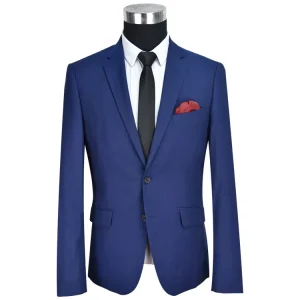 High Quality Two Piece Suit Men’s Slim Fit Casual Blazers Suits