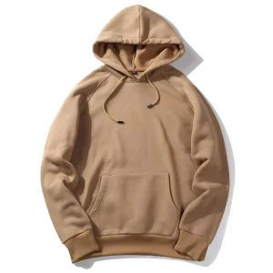 High Quality Unisex Streetwear Pullover Hoodies Custom Puff Printing Embroidery Logo Blank Men’s Hoodies Sweatshirts