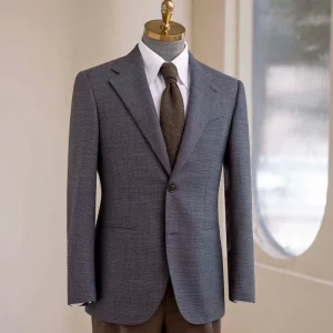 High Quality Wool Fabric Men’s Single Breasted Italian Style Wedding Suit V Neck Collar Customizable Plus Sizes Haute Blazers